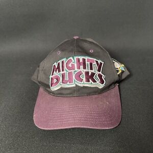 Vintage Anaheim Mighty Ducks Twins Snapback Hat Cap 90s NHL Hockey Twins Inc USA